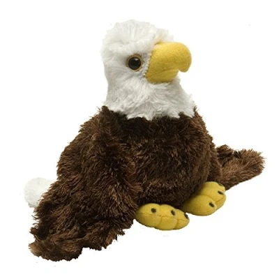 Afbeelding van Wild Republic 16269 Hug&#039;EMS Pluche Witkopzeearend, zacht speelgoed, 18 cm