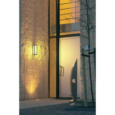 Afbeelding van SLV Meridian 230045 Buitenlamp (wand) Spaarlamp, LED E27 20 W Antraciet