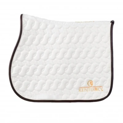 Image de Kentucky Tapis de Selle White/Brown Full