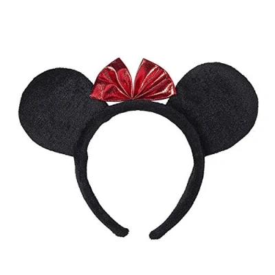 Afbeelding van Widmann Mickey &amp; Minnie Mouse Kostuum Haarband Muis Oren Zwart Carnavalskleding Verkleedkleding