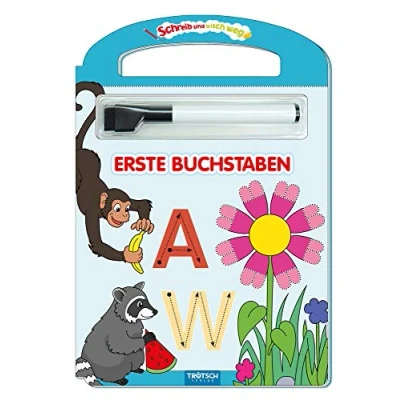 Afbeelding van Trötsch Erste Buchstaben Schreib und wisch weg mit Stift