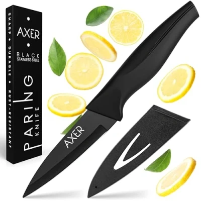 Afbeelding van Axer Professioneel mes 9 cm keukenmes groentemes fruitmes