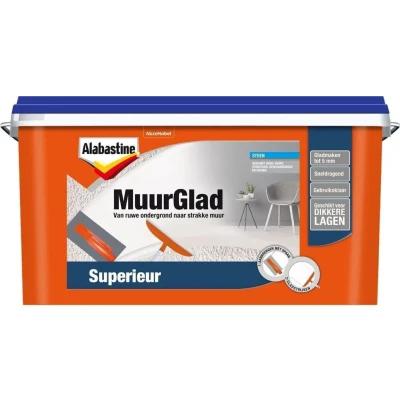 Afbeelding van Alabastine MuurGlad Superieur 5 ltr Schildersbenodigdheden