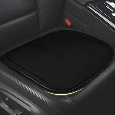 Afbeelding van ZATOOTO Auto Memory Foam Zitkussen voor Voorstoelen Office Home Soft Antislip Zwart