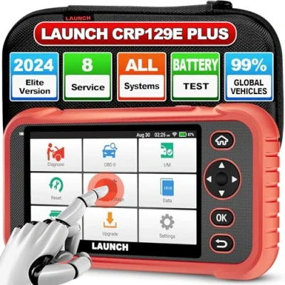 Afbeelding van 2024 upgradering LAUNCH diagnosticeert verktyg CRP129E PLUS alla systeem OBD2 scanner med 8 återställningar, ABS blödning/injektorkodning/olja/gasreglage/EPB/DPF/SAS/TPMS