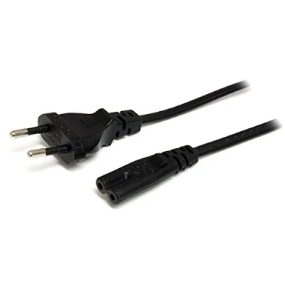 Afbeelding van StarTech.com PXT101NBEU electriciteitssnoer Zwart CEE7/16 C7 stekker