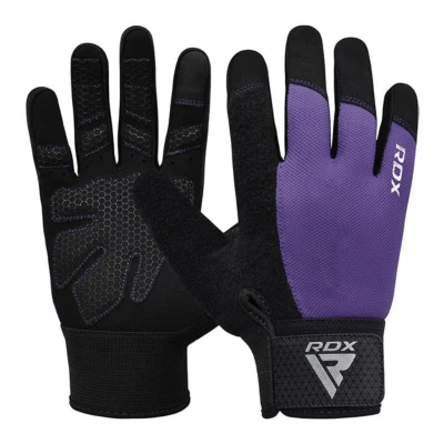 Afbeelding van RDX Sports Fitness Handschoenen W1 Full Finger Paars S