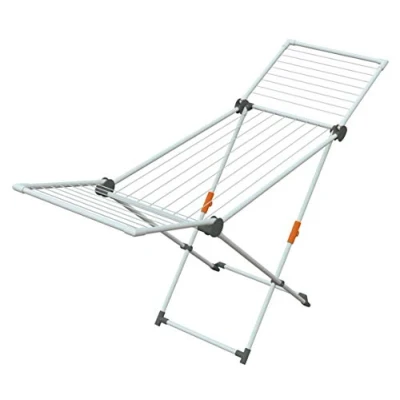 Afbeelding van Juwel Superdry Maxi Mint 40801 Opvouwbare wasdroger voor badkamer en balkon, drooglengte 20 m, wasrek met waslijnen Twaron