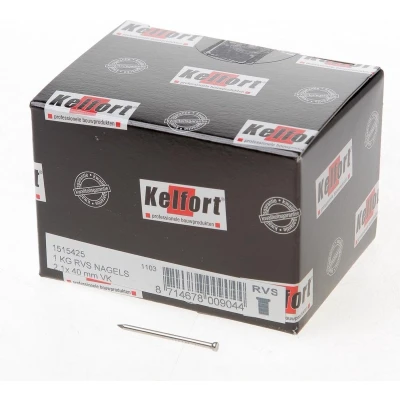 Afbeelding van Kelfort draadnagel verloren kop RVS 2.1 x 40mm 1kg