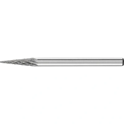 Afbeelding van PFERD 21214183 Freesstift Hardmetaal Spitse kegel Lengte 41 mm Afmeting, Ø 3 Werklengte 11 Schachtdiameter 1 stuks