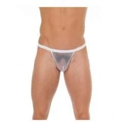 Afbeelding van Amorable by Rimba String Transparante Witte Voor Heren One Size Doorzichtig