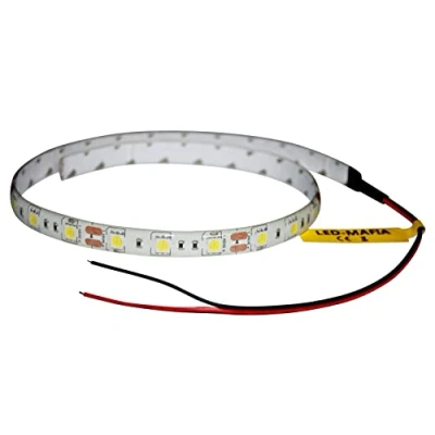 Afbeelding van led strip 24v 30cm 60cm rood blauw wit groen 3m