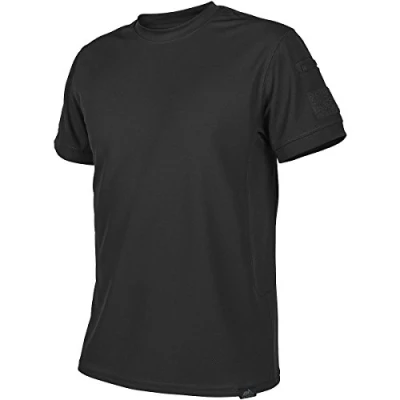 Afbeelding van Helikon Tactisch T shirt voor heren, groen, zwart.