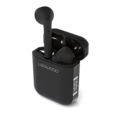 Afbeelding van LEDWOOD LD APOLLO S BLK TWS earphones, oplaadcase, zwart