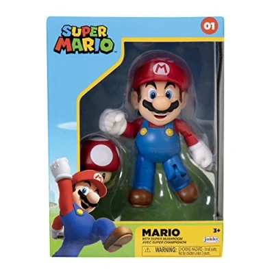 Afbeelding van Nintendo Super Mario figuur in verzameldoos, 10 cm
