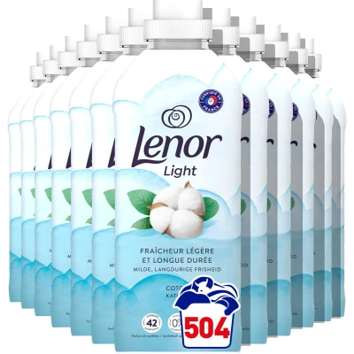 Afbeelding van Lenor Wasverzachter Katoen Fris 12 x 42 Wasbeurten