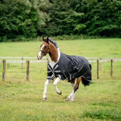 Afbeelding van Amigo Turnout Lite Bravo 12 0g Black/Titanium Grey 160/213 Agradi.be