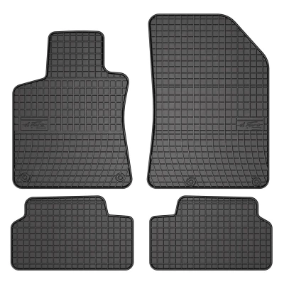 Afbeelding van FROGUM 0646 Vloermatset Rubber voor en achter 4 Zwart Op maat gemaakt PEUGEOT: 308 II Hatchback