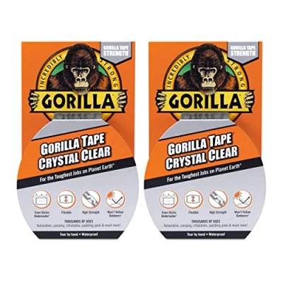 Afbeelding van Gorilla Transparant plakband 8,2 m, 2 stuks (1 stuk)
