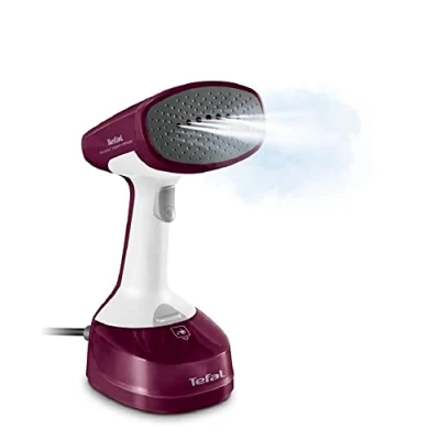 Afbeelding van Tefal DT7005 Access Steam minuut stoomborstel (1100 watt, incl. accessoires, 1 stoomstand, tankvulhoeveelheid: 150 ml) lila/grijs/wit