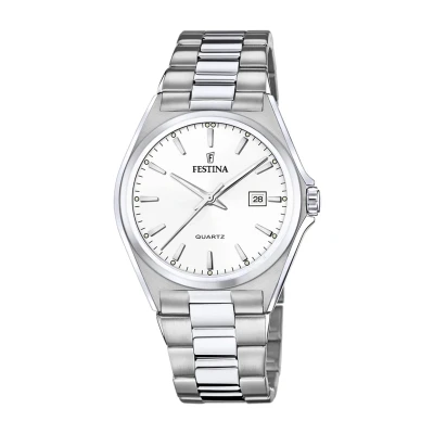 Afbeelding van Festina Horloge, Heren, Maat: One Size, White