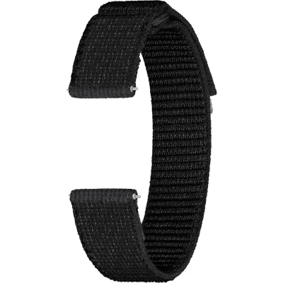 Afbeelding van Samsung Watch Stoffen Band Zwart S/M Galaxy 6/6 Classic
