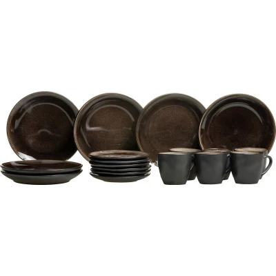 Afbeelding van Studio Tavola Koffieset Dark Brown 18 Delig