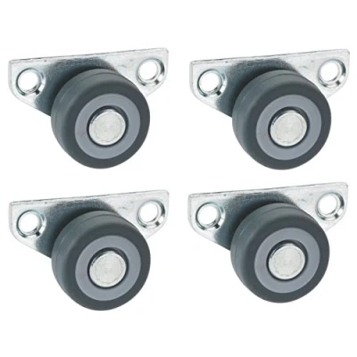 Afbeelding van Parket zijrollen, 30 x 14 mm, grijs, 4 stuks