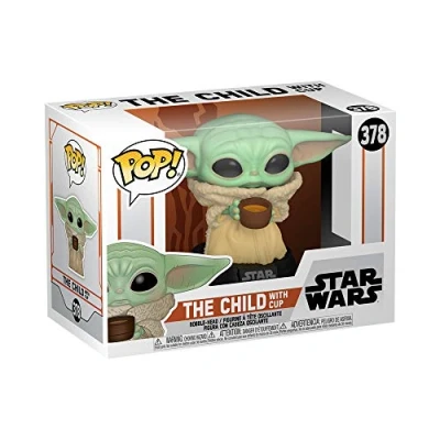 Image de Figurine Funko Pop Star Wars The Mandalorian Child with Cup