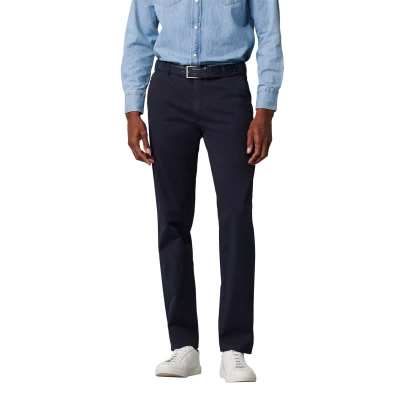 Afbeelding van Meyer Chino Bonn Donkerblauw maat 52 Heren met Modern fit Pasvorm Stretch Suitable Herenkleding