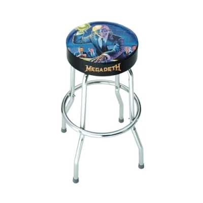 Afbeelding van Rocksax Megadeth Rust In Peace Barkruk Zwart