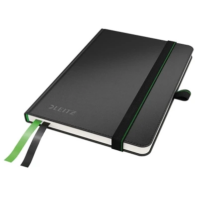 Image de Leitz complete 44790095 cahier 80 feuilles a6 petits carreaux noir