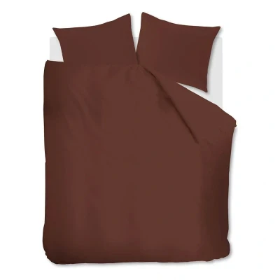 Afbeelding van At Home by BeddingHouse Easy dekbedovertrek Lits Jumeaux 240x200/220 Bruin