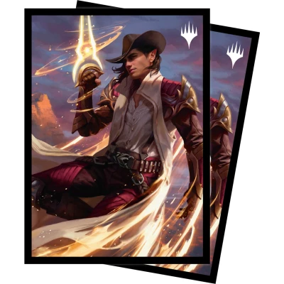Afbeelding van Ultra PRO Magic: The Gathering Outlaws of Thunder Junction 100ct ChromaFuion Kaarthoezen FT. Kellan, bescherm en bewaar je speelkaarten, MTG kaarten, hoezen