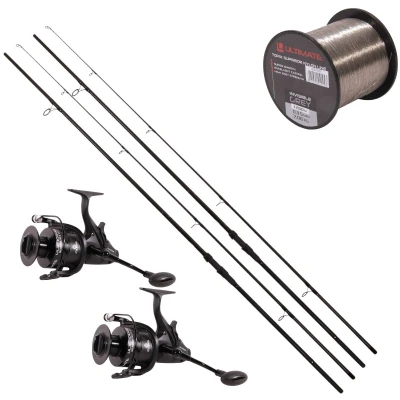 Afbeelding van Ultimate Adventure Carp II 11ft (3lb) + ULX 8000 2 Rod Hengelset Karperset