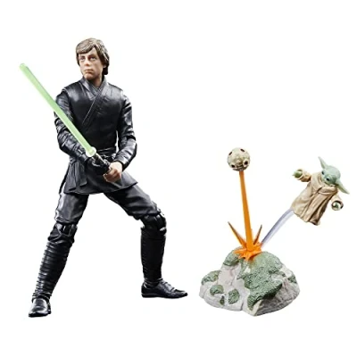 Afbeelding van Hasbro Star Wars 2Pack Luke Skywalker &amp; Grogu The Book of Boba Fett Black Series 15 cm Actiefiguur Multicolours