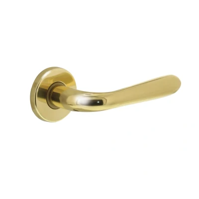 Afbeelding van Deurklink Jupiter messing gelakt Ø49x7 mm