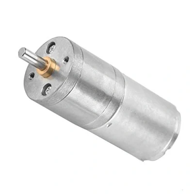 Afbeelding van DC tandwielmotor, 25 mm, 12 V, GA 370, metaal, lage snelheid, voor elektronische vergrendeling (12 1000 rpm)