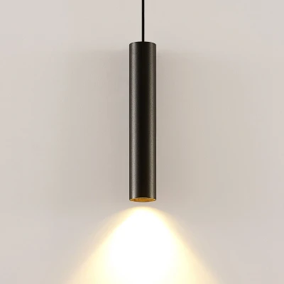 Afbeelding van Arcchio hanglamp 1licht aluminium H: 35 cm GU10 zwart