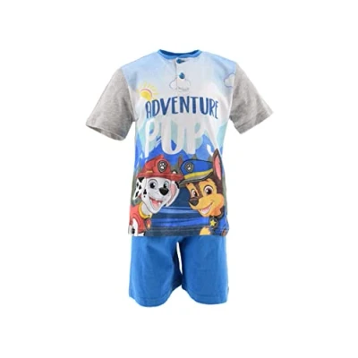 Afbeelding van Nickelodeon Paw Patrol, korte pyjama voor jongens, Lichtgrijs