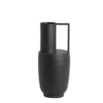 Afbeelding van Light &amp; Living Vaas CERTALO Ø20x53cm Zwart
