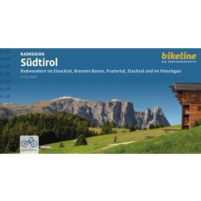 Afbeelding van Radtourenbücher Südtirol Radregio Radwandern im Eisacktal, Brenner Bozen, Pustertal, Etschtal und Vinschgau