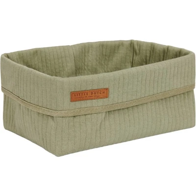 Afbeelding van Little Dutch Mand Groot Pure Olive
