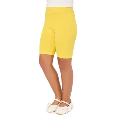 Afbeelding van Merry Style MS MS10 132 LE Meisjes Leggings Sport Vrijetijdsbroek Kort Viscose Sporbroek Yogabroek Geel 146