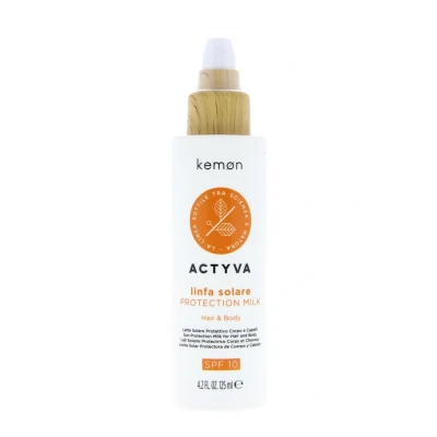 Afbeelding van Kemon Spray brillance Actyva Linfa Solare Lait protecteur SPF10