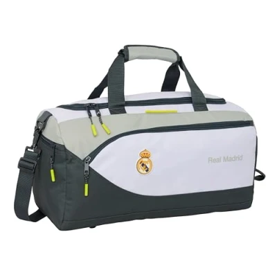 Afbeelding van Safta Real Madrid EQUIPACIÓN 25/26 sac de sport, à dos, idéal pour les enfants différents âges, confortable et polyvalent, qualité résistance, 50 x 25 cm, blanc, M, Décontracté