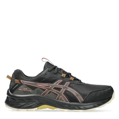 Afbeelding van Asics Gelventure 10 Trail hardloopschoenen, Dames, Maat: 37.5, Black brown stone Imitatieleer/ textiel