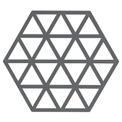 Afbeelding van Zone Potonderzetter Triangles Cool Grey
