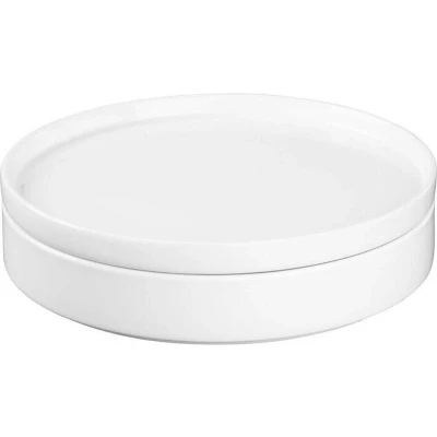 Afbeelding van Olympia Whiteware Kom Met Platte Wanden 270 Mm 10 2/3&quot; (doos Van 4) CK072 Restaurant Hotel Professioneel
