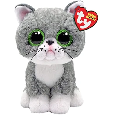 Image de Porte clés en peluche TY Beaniee Boo&#039;s Small Fergus Le Chat